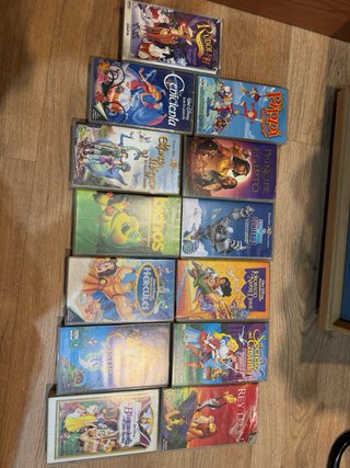 Lote Cintas VHS Películas Disney Clásicos