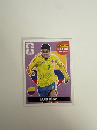 Cromo Mundial Luis Diaz Extra Sticker Panini