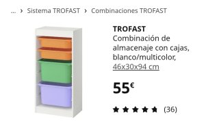 Estantería Cajonera IKEA TROFAST