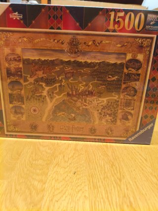 Puzzle Harry Potter 1500 piezas y Dragón 500