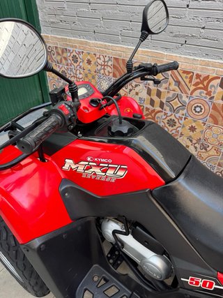 Kymco MXU 50 Quad Rojo