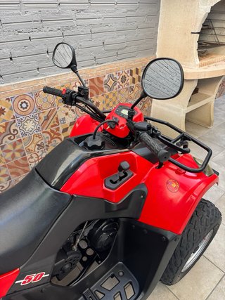 Kymco MXU 50 Quad Rojo