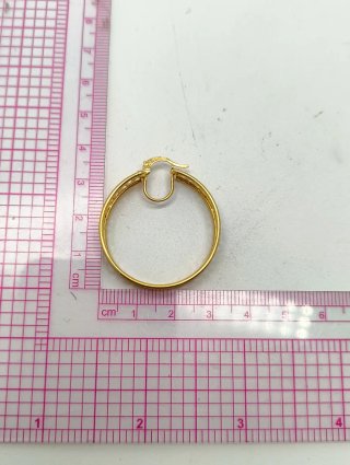 Pendientes Aros Calados Oro 18k