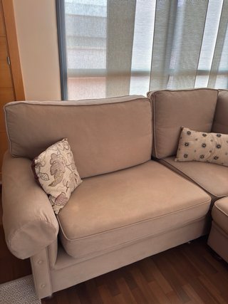 Sofá Rinconera Beige 5 Plazas
