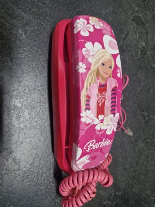 Teléfono Barbie Rosa