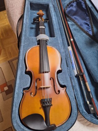 Violín 3/4 con funda y arco