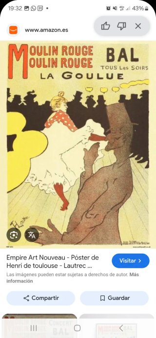 2 Pósters Artísticos Toulouse-Lautrec y Degàs.