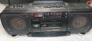 Radio Cassette Sharp WQ-T237Z (BK) TWIN