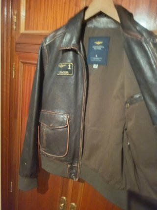 Chaqueta Piloto Aeronautica Militare Marrón