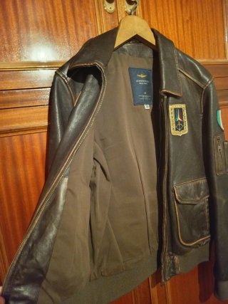 Chaqueta Piloto Aeronautica Militare Marrón