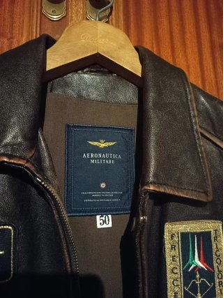 Chaqueta Piloto Aeronautica Militare Marrón