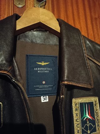 Chaqueta Piloto Aeronautica Militare Marrón
