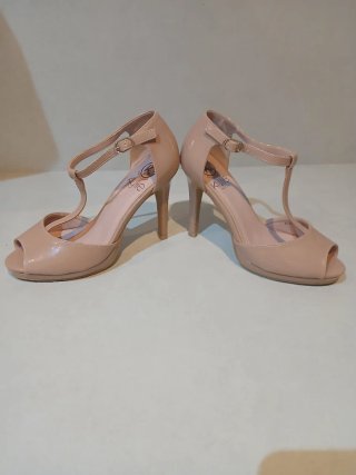 Zapatos tacón Kylie beige