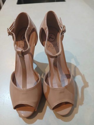 Zapatos tacón Kylie beige