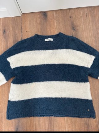 Jersey Brownie Rayas Azul/Blanco Talla S
