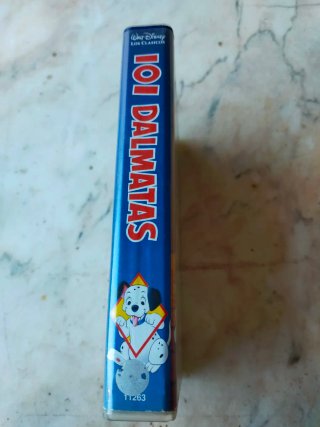 Cinta VHS 101 Dálmatas Clásico Disney Español