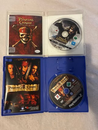 2 Juegos Piratas del Caribe PS3 y PS2