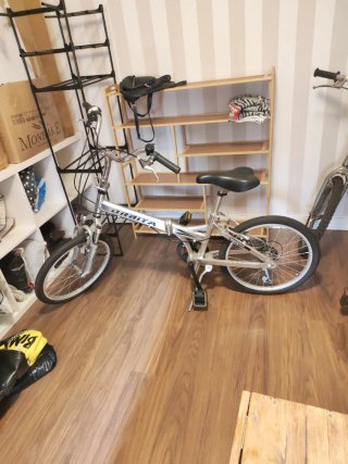Bicicleta Órbita Plegable Aluminio con suspensión