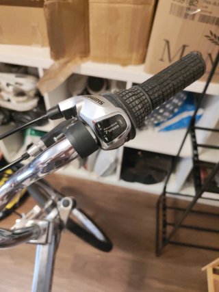 Bicicleta Órbita Plegable Aluminio con suspensión