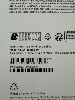 Apple iPad Modelo A3354 2025 generación 11, 128GB