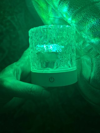 Lámpara LED Patrón Agua Multicolor