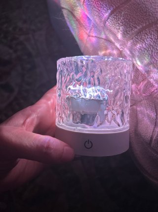 Lámpara LED Patrón Agua Multicolor