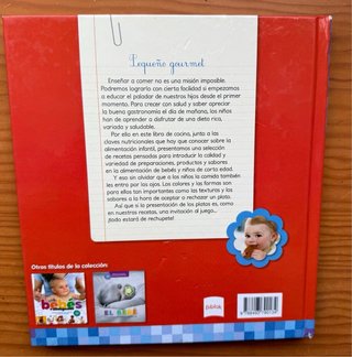 Libro recetas bebé Pequeño Gourmet (4m-4 años)