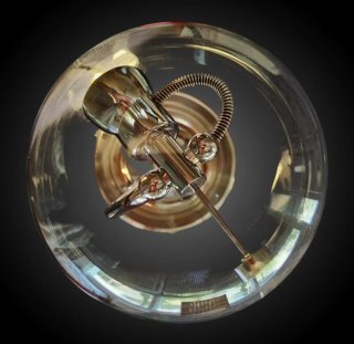 Lámpara de Mesa Space Age Cristal y Cromado