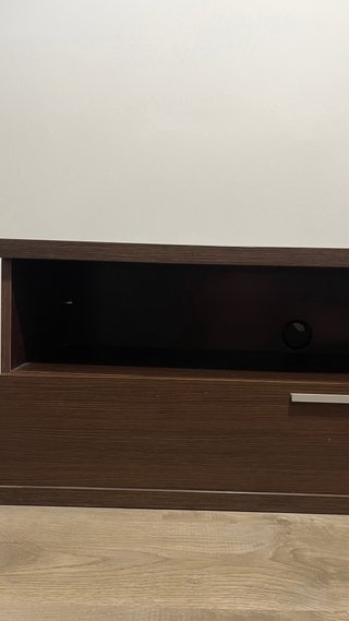 Mueble TV madera con cajón