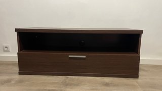 Mueble TV madera con cajón