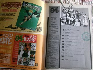 Tomo de comics Zona 84 y el Zestas