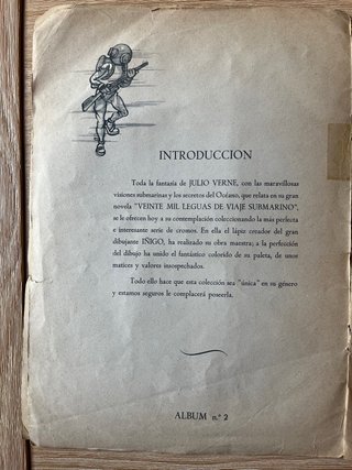 Album antiguo Veinte Mil Leguas de Viaje Submarino