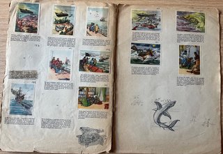 Album antiguo Veinte Mil Leguas de Viaje Submarino