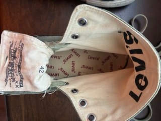 Zapatillas Levi's altas verdes