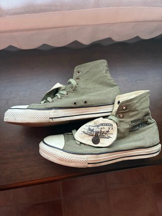 Zapatillas Levi's altas verdes