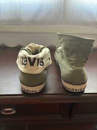 Zapatillas Levi's altas verdes
