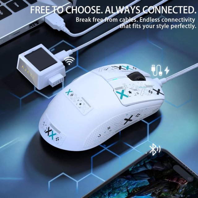 Ratón Gaming Inalámbrico AJAZZ AJ159 V2