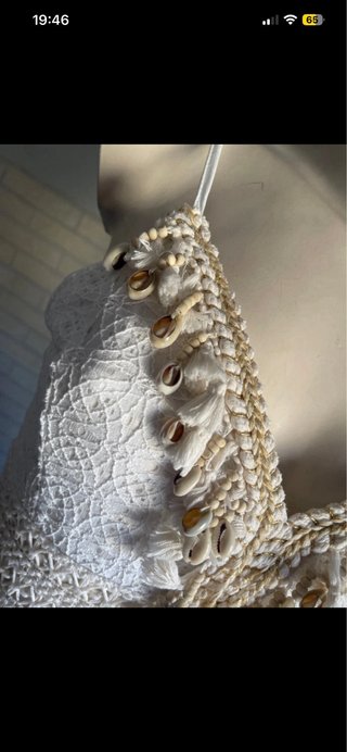 Vestido blanco ibicenco Vicci Otto Talla M
