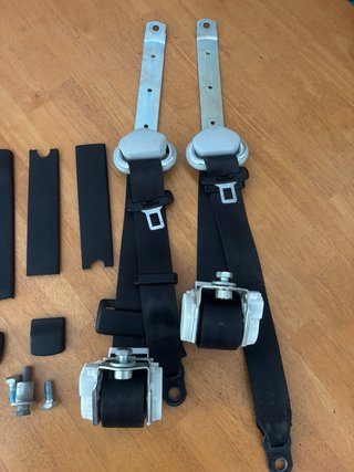 Cinturones Transporter T6 Originales VW 3a fila