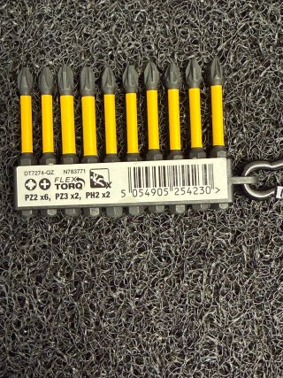Juego de puntas DeWalt