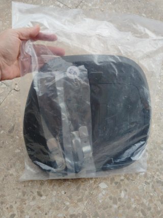 Baúl para moto negro