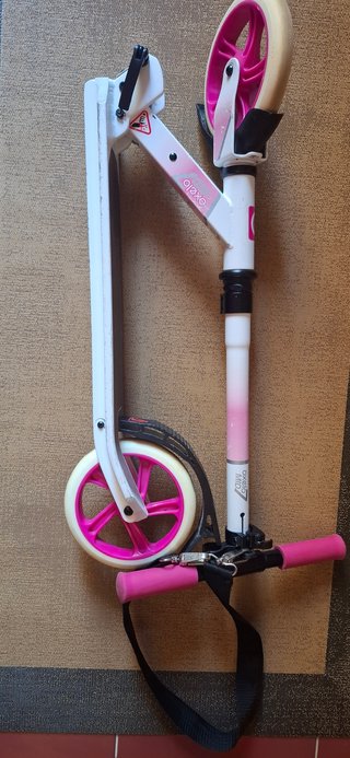 Patinete Oxelo Mid 7 Blanco y Rosa