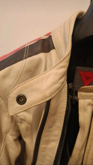 Chaqueta Dainese mujer Beige y Fucsia Moto Sportbi