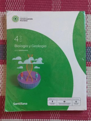 Lote 3 libros 4 ESO - Biologia, Lengua e Historia