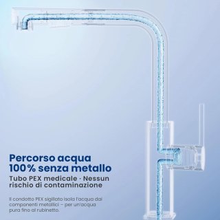 Rubinetto Cucina Nero Doccetta Estraibile