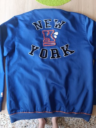 Chaqueta Adidas Azul y Naranja