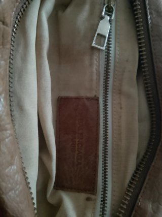 Borsa Pelle Vintage Marrone Stile in  Balenciaga