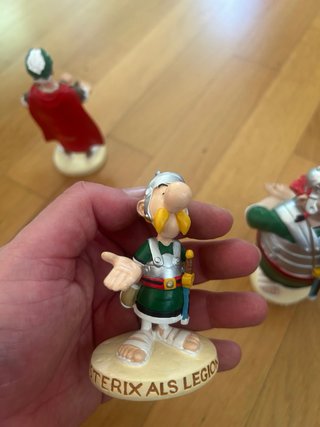 Set Figure Asterix Obelix Cesare Roma
