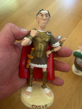 Set Figure Asterix Obelix Cesare Roma