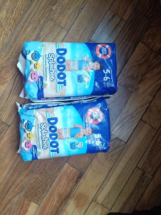 2 Paquetes Dodot Splashers Talla 5-6